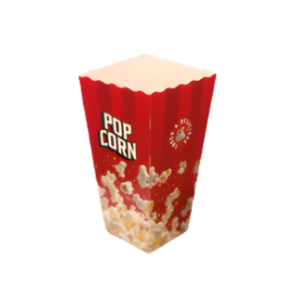 Κουτιά ποπ-κορν 1,6 λίτρων medium 70x70-90x90x190εκ. για ποπ-κορν