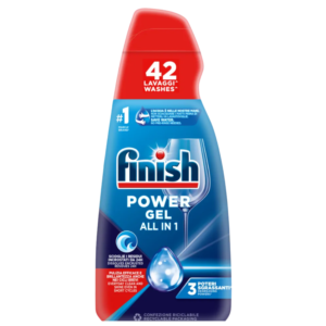 Υγρό πλυντηρίου πιάτων Finish 940ml για άψογο καθαρισμό πιάτων.