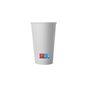 Λευκά μονότοιχα κύπελα 8oz χωρίς εκτυπώσεις