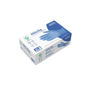 Μπλε γάντια νιτριλίου, χωρίς πούδρα, ανθεκτικά και υποαλλεργικά
