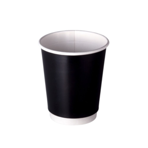 25 κύπελα 8oz διπλοτοιχα, μαύρα ματ ατύπωτα, ιδανικά για ζεστά ροφήματα και τρόφιμα
