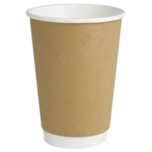 25 κύπελα 16oz διπλοτοιχα, κραφτ ματ ατύπωτα, ιδανικά για ζεστά και κρύα ροφήματα