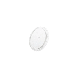 80 διάφανα καπάκια flat Ø90mm με τρύπα Ø8mm, για κυπέλλα 14–16oz.