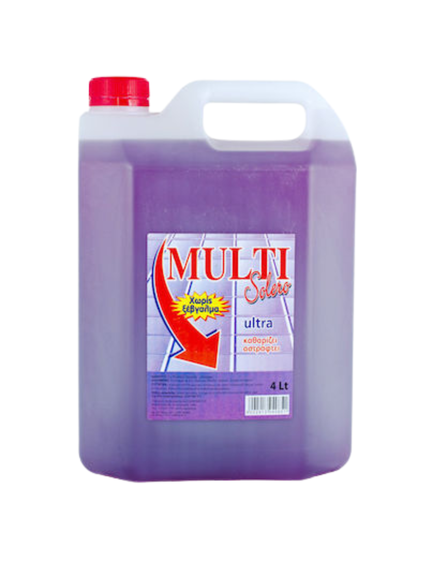 SOLERO MULTI 4L – Υγρό γενικού καθαρισμού λεβάντα για δάπεδα και επιφάνειες