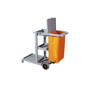 Καρότσι καθαρισμού με καπάκι και σάκο – επαγγελματικό, πολυπροπυλένιο