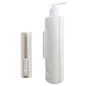 Ξενοδοχειακό μπουκάλι 360ml HDPE με αντλία και βάση τοίχου pop-up