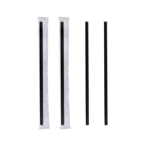 Ίσια πλαστικά καλαμάκια Freddo 180×4mm ντυμένα σε διάφανο φιλμ