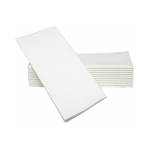Λευκές χαρτοπετσέτες Airlaid πολυτελείας 30x40cm δίπλωμα 1/6